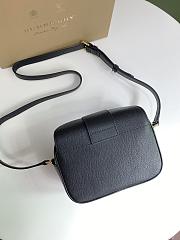 Burberry Buckle Bag Grain Leather Black – 6102 - 21x7.5x17cm - 3