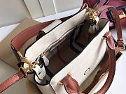 Burberry Buckle Handbag Mellow Grained White White – 7971 - 23 x 14 x 19cm - 5