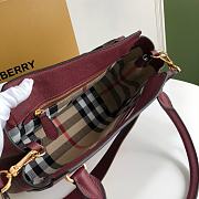 Burberry Buckle Handbag Mellow Grained Fuchsia – 0221 – 30x17.5x27.5cm - 3