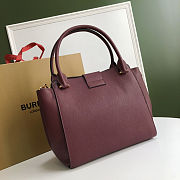 Burberry Buckle Handbag Mellow Grained Fuchsia – 0221 – 30x17.5x27.5cm - 2