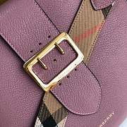 Burberry Buckle Handbag Mellow Grained Pink – 0221 – 30x17.5x27.5cm - 5