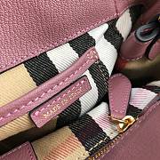 Burberry Buckle Handbag Mellow Grained Pink – 0221 – 30x17.5x27.5cm - 3