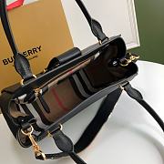 Burberry Buckle Handbag Mellow Grained Black – 0221 – 30x17.5x27.5cm - 6