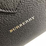 Burberry Buckle Handbag Mellow Grained Black – 0221 – 30x17.5x27.5cm - 3