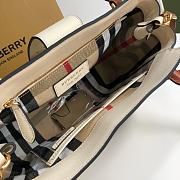 Burberry Buckle Handbag Mellow Grained White – 0221 – 30x17.5x27.5cm - 5