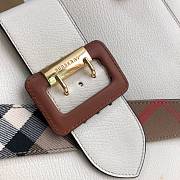 Burberry Buckle Handbag Mellow Grained White – 0221 – 30x17.5x27.5cm - 4