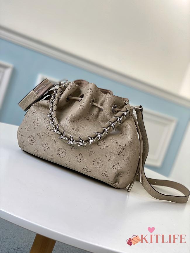 Louis Vuitton Muria Bucket Bag Calfskin Monogram Grey - M55798 - 25.0 x 25.0 x 20.0 cm - 1