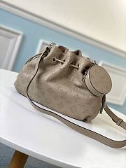 Louis Vuitton Muria Bucket Bag Calfskin Monogram Grey - M55798 - 25.0 x 25.0 x 20.0 cm - 5