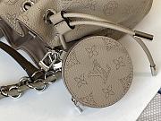 Louis Vuitton Muria Bucket Bag Calfskin Monogram Grey - M55798 - 25.0 x 25.0 x 20.0 cm - 4