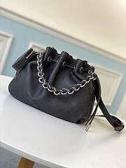 Louis Vuitton Muria Bucket Bag Calfskin Monogram Black - M55798 - 25.0 x 25.0 x 20.0 cm - 1