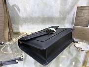Bvlgari Serpenti Forever Chain Wallet Black – 38102 – 22x13x6cm - 2