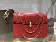 Bvlgari Serpenti Forever Shoulder Bag Red – 35362 – 28x19x8cm - 1