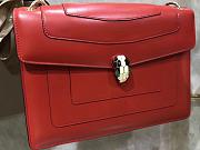 Bvlgari Serpenti Forever Shoulder Bag Red – 35362 – 28x19x8cm - 6