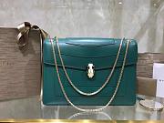 Bvlgari Serpenti Forever Shoulder Bag Green – 35362 – 28x19x8cm - 1