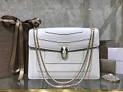 Bvlgari Serpenti Forever Shoulder Bag White – 35362 – 28x19x8cm - 1