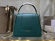 Bvlgari Serpenti Forever Crossbody Bag Green  – 38329 – 20x16x9cm - 2