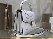 Bvlgari Serpenti Forever Crossbody Bag White  – 38329 – 20x16x9cm - 2