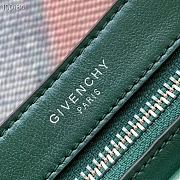 Givenchy Diamond Quilted Pocket Crossbody Green Silver Hardware – 0168 - 22x13x7cm  - 2