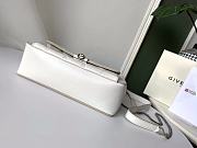 Givenchy Diamond Quilted Pocket Crossbody White Silver Hardware – 0168 - 22x13x7cm  - 6