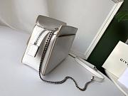 Givenchy Diamond Quilted Pocket Crossbody White Silver Hardware – 0168 - 22x13x7cm  - 5