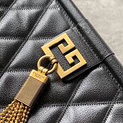 Givenchy GEM Bag In Diamond Quilted Leather Black – 29921 – 28x19x3cm  - 4