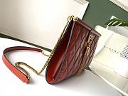 Givenchy GEM Bag In Diamond Quilted Leather Orange – 29921 – 28x19x3cm  - 6