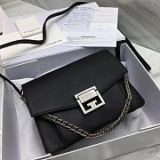 Givenchy Handbag Black Silver Hardware – 22x14x8cm  - 1