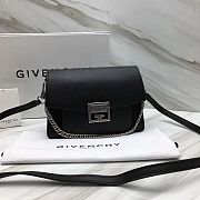 Givenchy Handbag Black Silver Hardware – 22x14x8cm  - 6