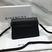 Givenchy Handbag Black Silver Hardware – 22x14x8cm  - 5