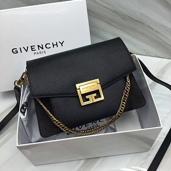 Givenchy Handbag Black Gold Hardware – 22x14x8cm 