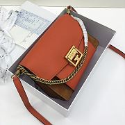 Givenchy Handbag Orange/Yellow Gold Hardware – 22x14x8cm  - 1