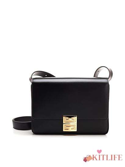 Givenchy 4G Medium Bag In Black Gold Buckle – P98895 - 21x15x6cm  - 1