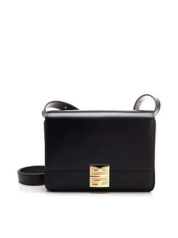 Givenchy 4G Medium Bag In Black Gold Buckle – P98895 - 21x15x6cm 