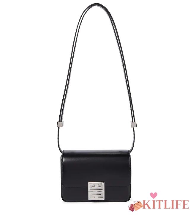 Givenchy 4G Medium Bag In Black Silver Buckle – P98895 - 16x12x6cm  - 1