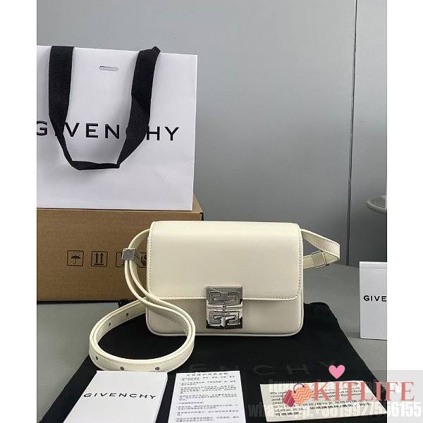 Givenchy 4G Small Bag In White Silver Buckle – 23823 - 16x12x6cm  - 1