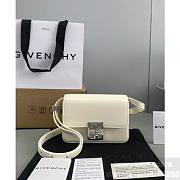 Givenchy 4G Small Bag In White Silver Buckle – 23823 - 16x12x6cm  - 1