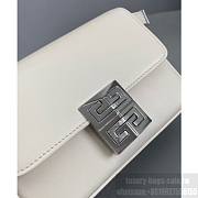 Givenchy 4G Small Bag In White Silver Buckle – 23823 - 16x12x6cm  - 2