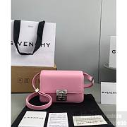 Givenchy 4G Small Bag In Pink Silver Buckle – 23823 - 16x12x6cm  - 1