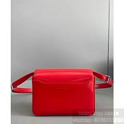 Givenchy 4G Small Bag In Red Silver Buckle – 23823 - 16x12x6cm  - 5