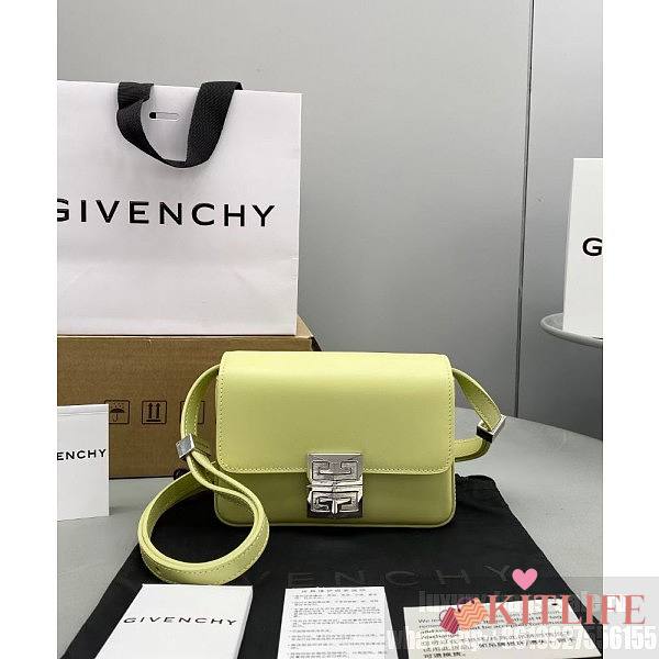 Givenchy 4G Small Bag In Green Silver Buckle – 23823 - 16x12x6cm  - 1