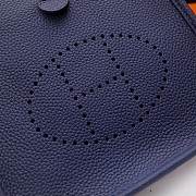 Hermes Evelyn Navy Blue Hand-sewn - 17cm - 5