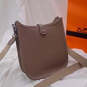 Hermes Evelyn Light Gray Hand-sewn - 17cm - 6