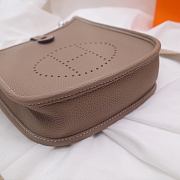 Hermes Evelyn Light Gray Hand-sewn - 17cm - 5
