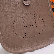 Hermes Evelyn Light Gray Hand-sewn - 17cm - 3