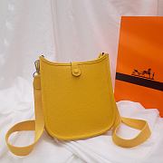Hermes Evelyn Yellow Hand-sewn - 17cm - 5