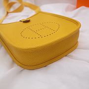 Hermes Evelyn Yellow Hand-sewn - 17cm - 4