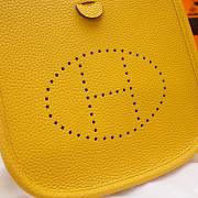Hermes Evelyn Yellow Hand-sewn - 17cm - 2