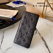 Louis Vuitton Brazza Wallet Monogram Empreinte leather Black - M69038 – 19x10x2cm - 1