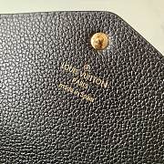 Louis Vuitton Flap Wallet Monogram Empreinte leather Black - M61182 – 19x10x2cm - 2