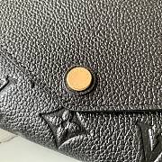 Louis Vuitton Flap Wallet Monogram Empreinte leather Black - M61182 – 19x10x2cm - 3